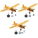 Wltoys XK A160 RC Airplane 2.4GHz 4CH Brushless Motor Stunt Aircraft - Yellow