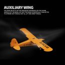 Wltoys XK A160 RC Airplane 2.4GHz 4CH Brushless Motor Stunt Aircraft - Yellow