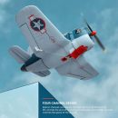 WLtoys XK A500 QF4U Fighter RC Airplane - 4CH Remote Control Plane with 6G Mode