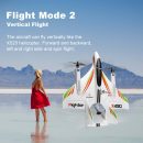 WLtoys XK X450 6CH RC Airplane - Brushless, Vertical Takeoff, LED Glider