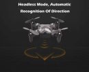 DH-800 Foldable Mini Quadcopter - 360° Aerobatic Drone with Watch Control